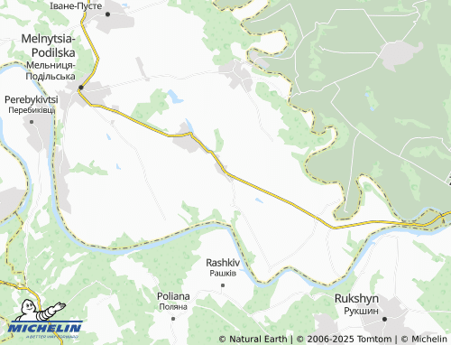MICHELIN Urozhaine map - ViaMichelin