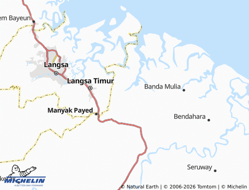 MICHELIN Ujong Tanjong map - ViaMichelin