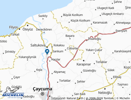 MICHELIN Coburlar map - ViaMichelin