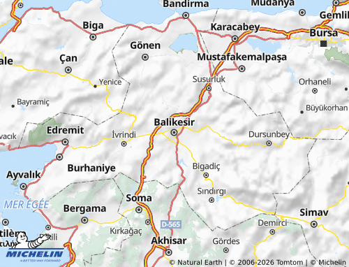 Mappa MICHELIN Altıeylül - ViaMichelin