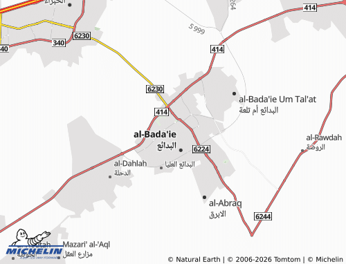 MICHELIN-Landkarte al-Quds - ViaMichelin