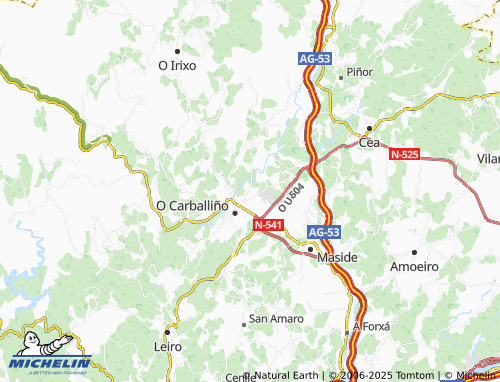 MICHELIN Arcos (Santa María) map - ViaMichelin