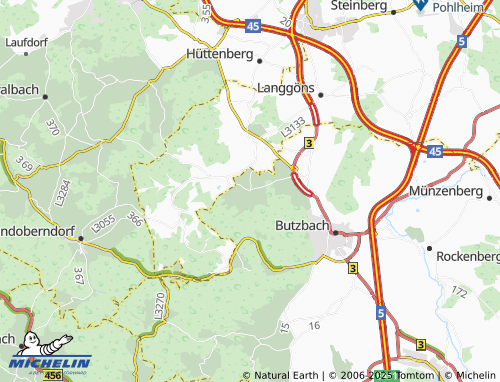 MICHELIN Ebersgöns map - ViaMichelin