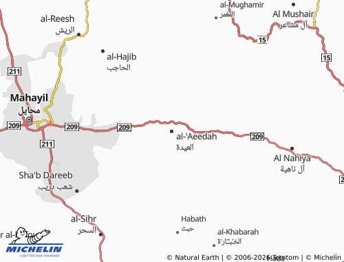 MICHELIN-Landkarte al-'Aeedah - ViaMichelin