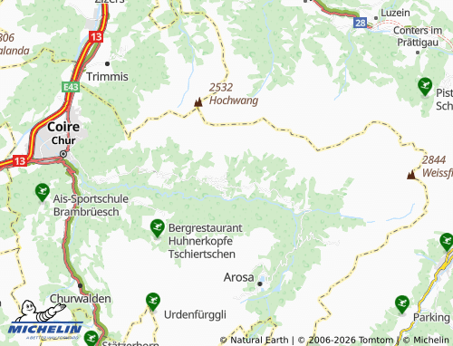MICHELIN-Landkarte Fatschel - ViaMichelin