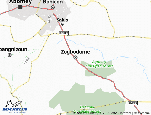 Mapa MICHELIN Zogbodome - ViaMichelin