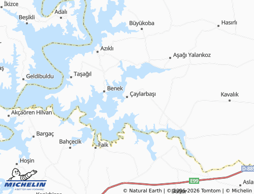 MICHELIN-Landkarte Çaylarbaşı - ViaMichelin