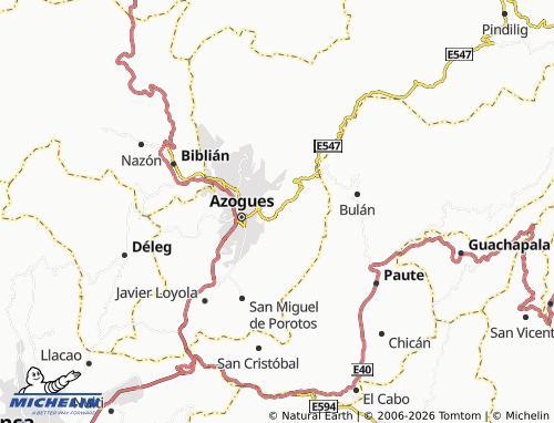 Mapa MICHELIN Luis Cordero - ViaMichelin