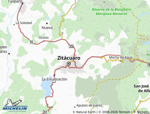Mapa MICHELIN Colonia La Palma - ViaMichelin