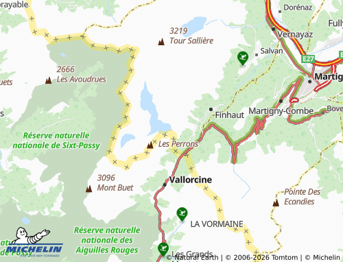 Carte MICHELIN Émosson - ViaMichelin