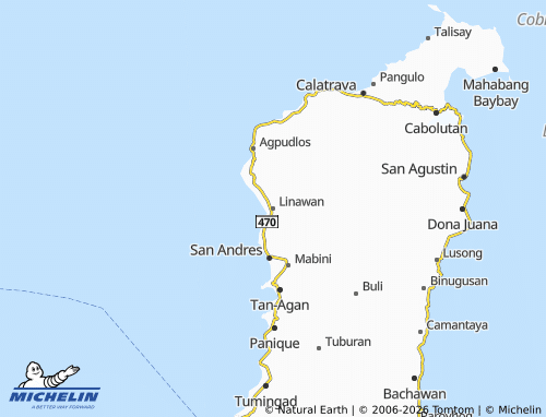 Mappa MICHELIN Linawan - ViaMichelin