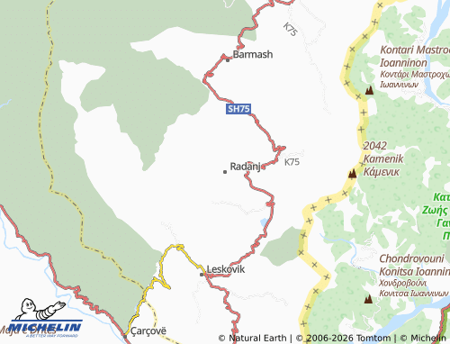 Mapa MICHELIN Radanj - ViaMichelin