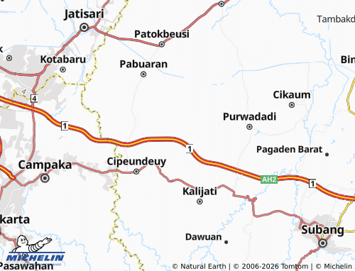 MICHELIN Sawangan map - ViaMichelin