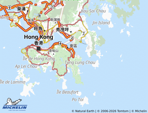 MICHELIN Chai Wan map - ViaMichelin