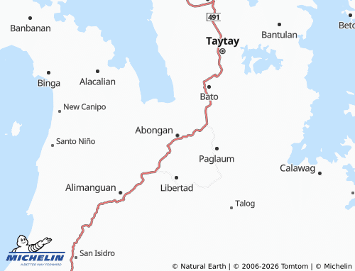 Mappa MICHELIN Abongan - ViaMichelin