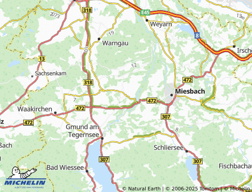 MICHELIN-Landkarte Wall - ViaMichelin