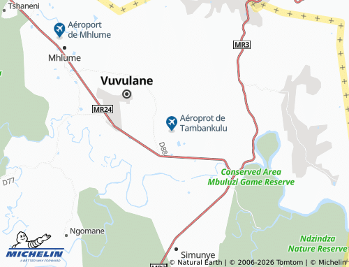 MICHELIN-Landkarte Thambankulu - ViaMichelin