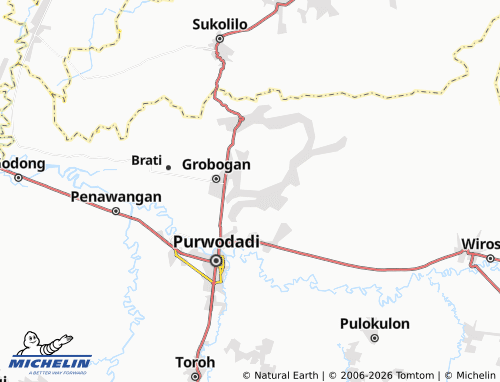 Carte MICHELIN Teguhan - ViaMichelin