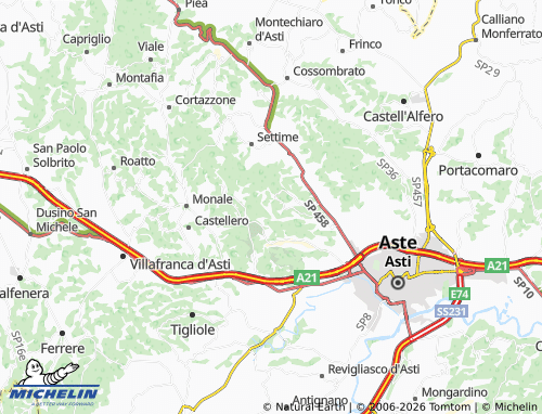 Mapa MICHELIN Malandroni - ViaMichelin