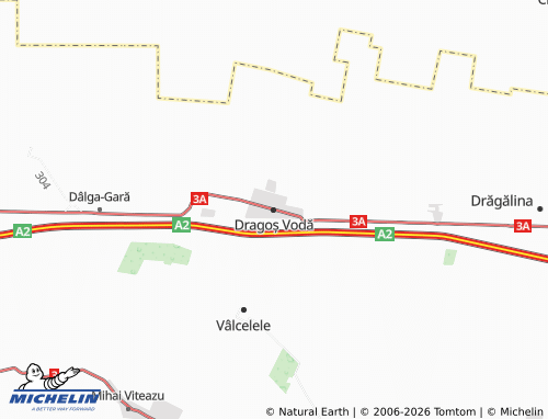 Mappa MICHELIN Dragoș Vodă - ViaMichelin