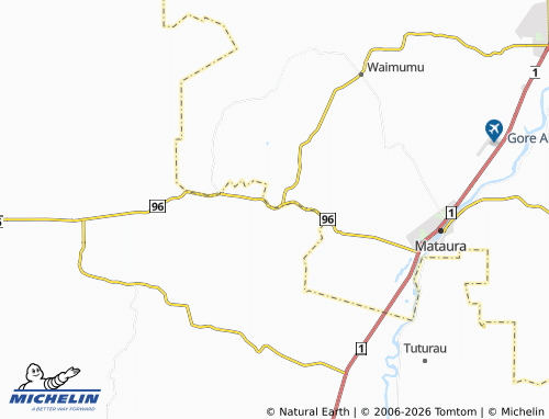 Mapa MICHELIN Te Tipua - ViaMichelin