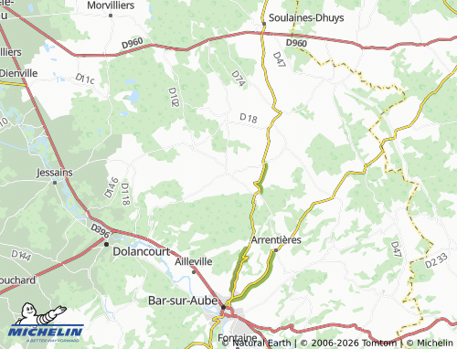 Mapa MICHELIN Lévigny - ViaMichelin