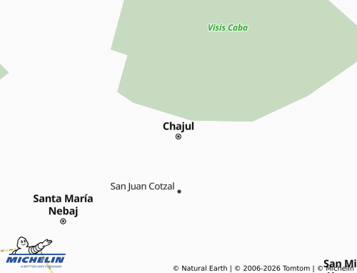 MICHELIN Chajul map - ViaMichelin