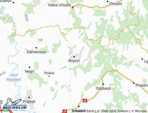 Mappa MICHELIN Roșiori - ViaMichelin