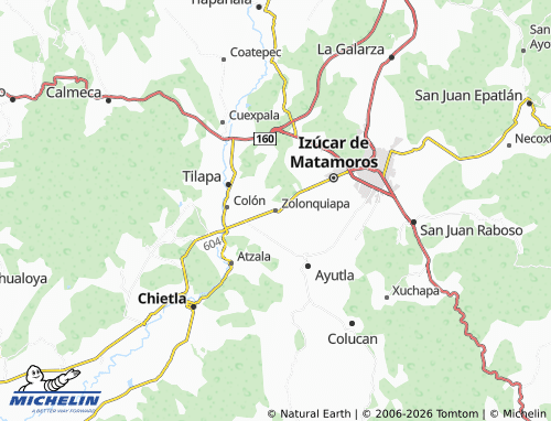Mapa MICHELIN Zolonquiapa - ViaMichelin