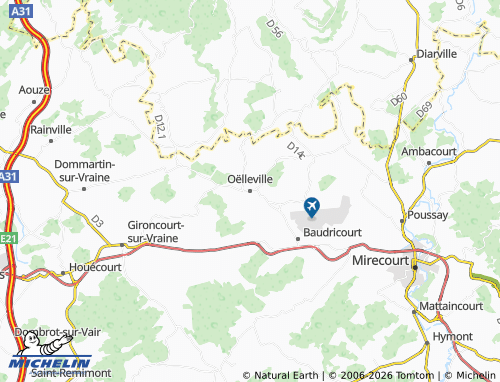 Mappa MICHELIN Oëlleville - ViaMichelin