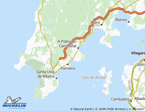 MICHELIN-Landkarte Xunqueiras - ViaMichelin