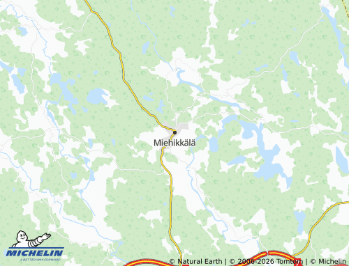 MICHELIN Miehikkälä map - ViaMichelin