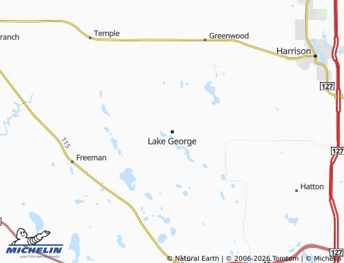Mappa MICHELIN Lake George - ViaMichelin
