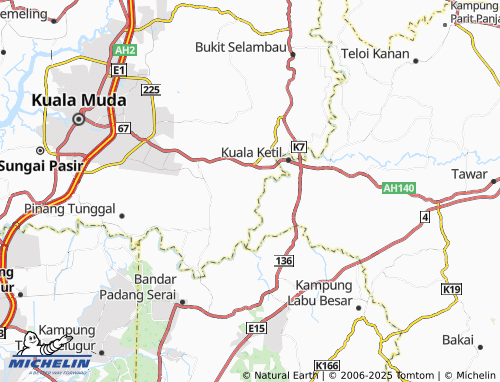 MICHELIN Kampung Titi Panjang map - ViaMichelin
