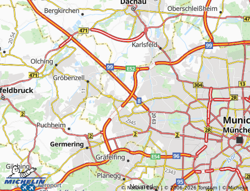 MICHELIN Langwied map - ViaMichelin