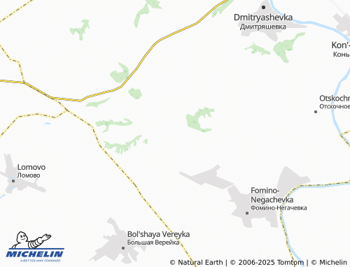 MICHELIN Srednyaya Dolina map - ViaMichelin