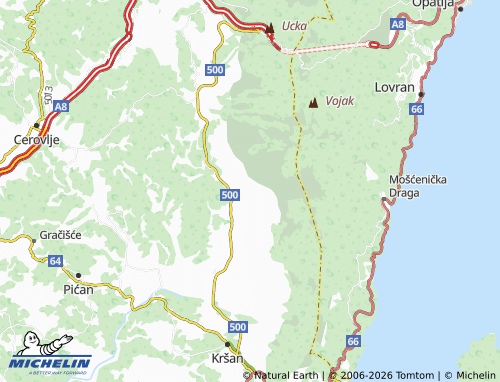 MICHELIN-Landkarte Nova Vas - ViaMichelin