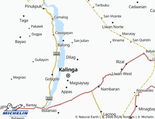 MICHELIN Dilag map - ViaMichelin