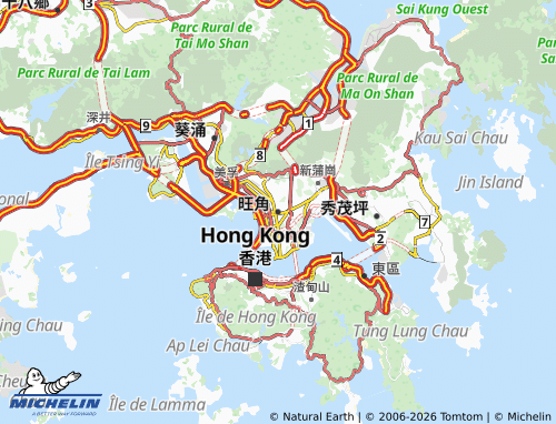MICHELIN Mong Kok map - ViaMichelin