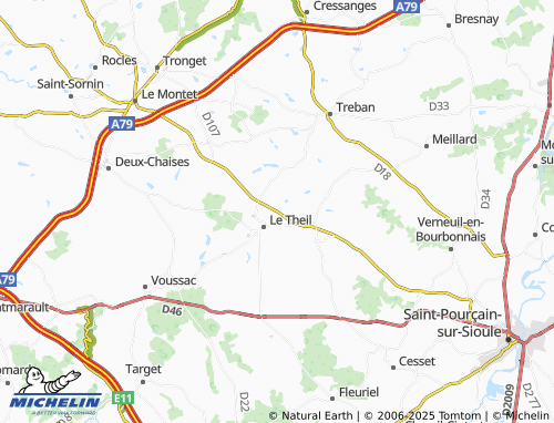 MICHELIN Le Chy map - ViaMichelin