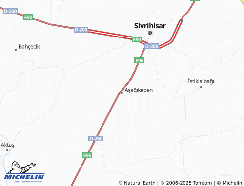 MICHELIN Aşağıkepen map - ViaMichelin