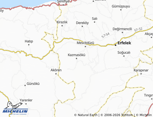 Mappa MICHELIN Kazmasökü - ViaMichelin