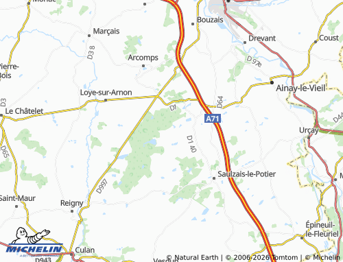 Mappa MICHELIN Le Treuil - ViaMichelin