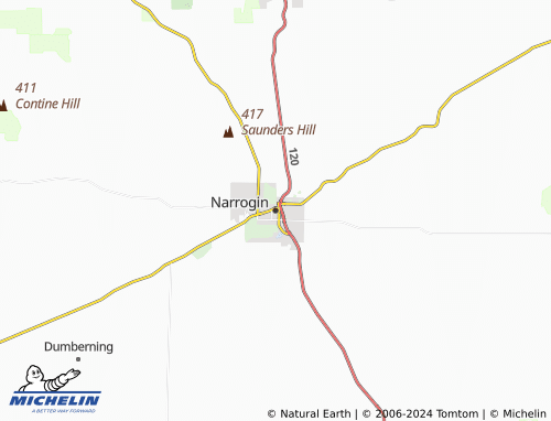 MICHELIN Narrogin map - ViaMichelin