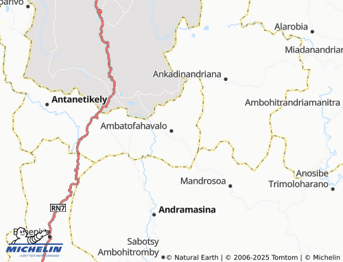 MICHELIN Ambatofahavalo map - ViaMichelin