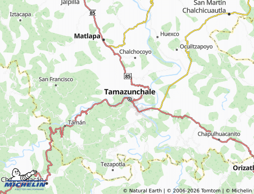 MICHELIN Del Carmen map - ViaMichelin