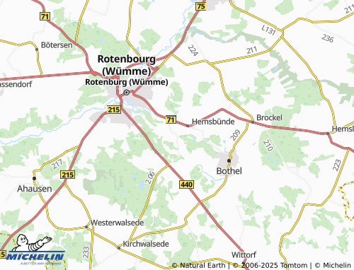 MICHELIN Worth map - ViaMichelin