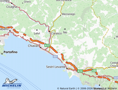 MICHELIN La Costa map - ViaMichelin