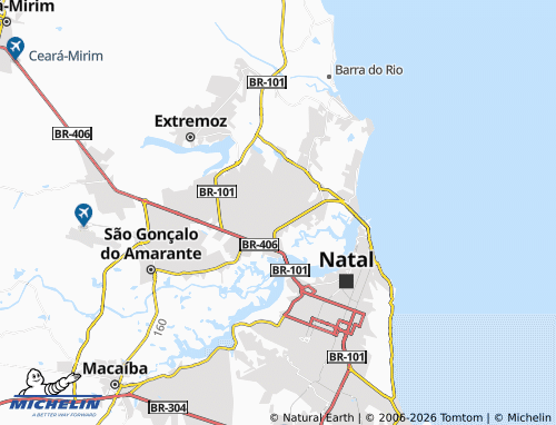 Mappa MICHELIN Potengi - ViaMichelin