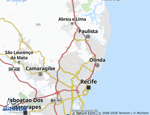 Mappa MICHELIN Águas Compridas - ViaMichelin